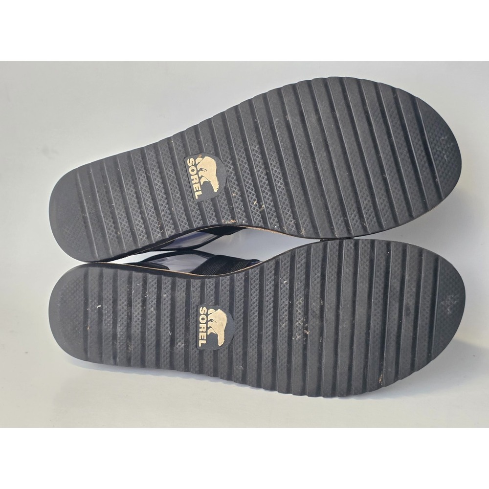 Sorel Ella II Women's Sandals Size 7 Black Leather Ankle Strap Shoes 1787541010 - Picture 11 of 12